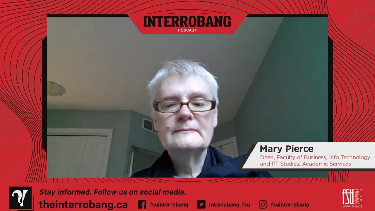 Header image for the article Interrobang Podcast: Mary Pierce