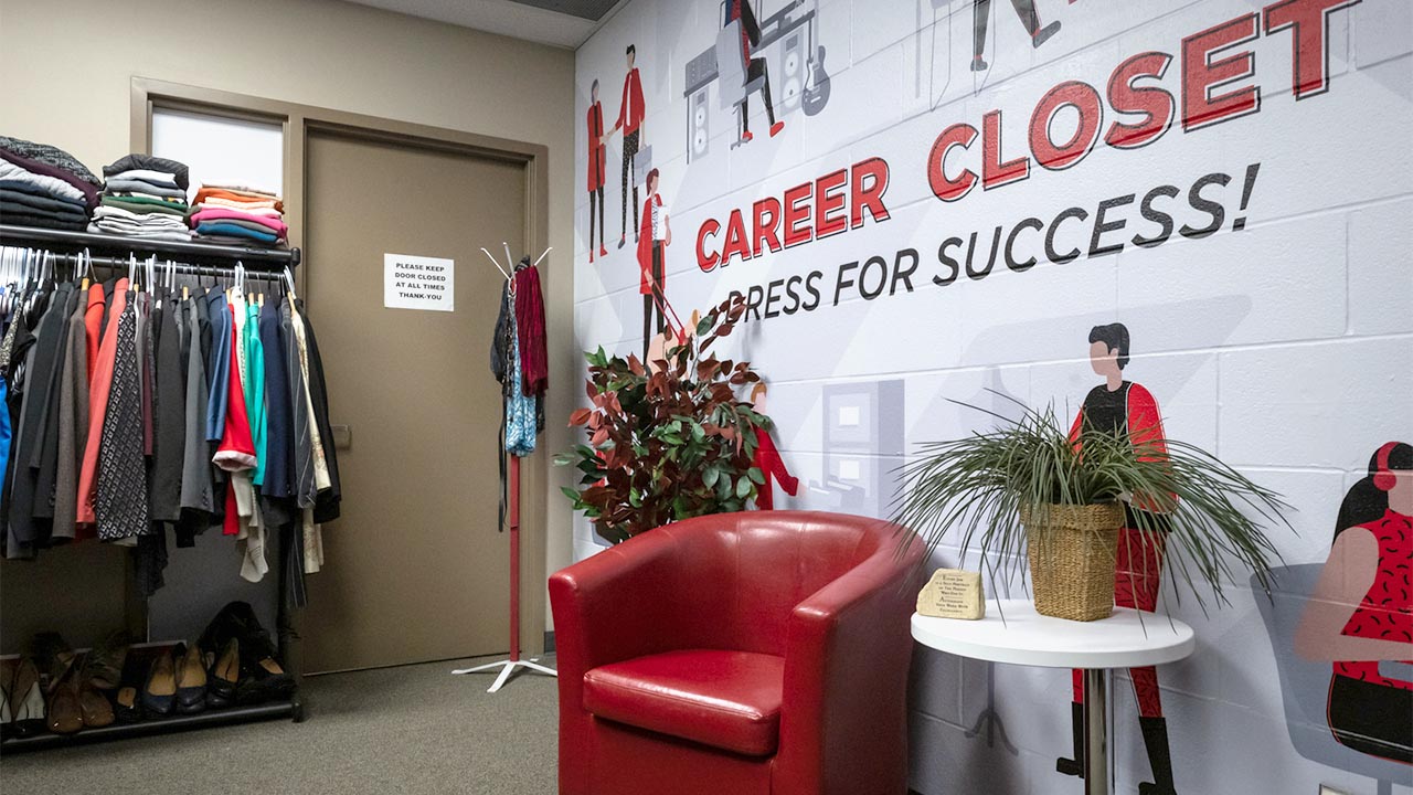 Photo of the interior of Career Services at Fanshawe.