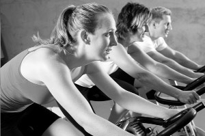 Women working out