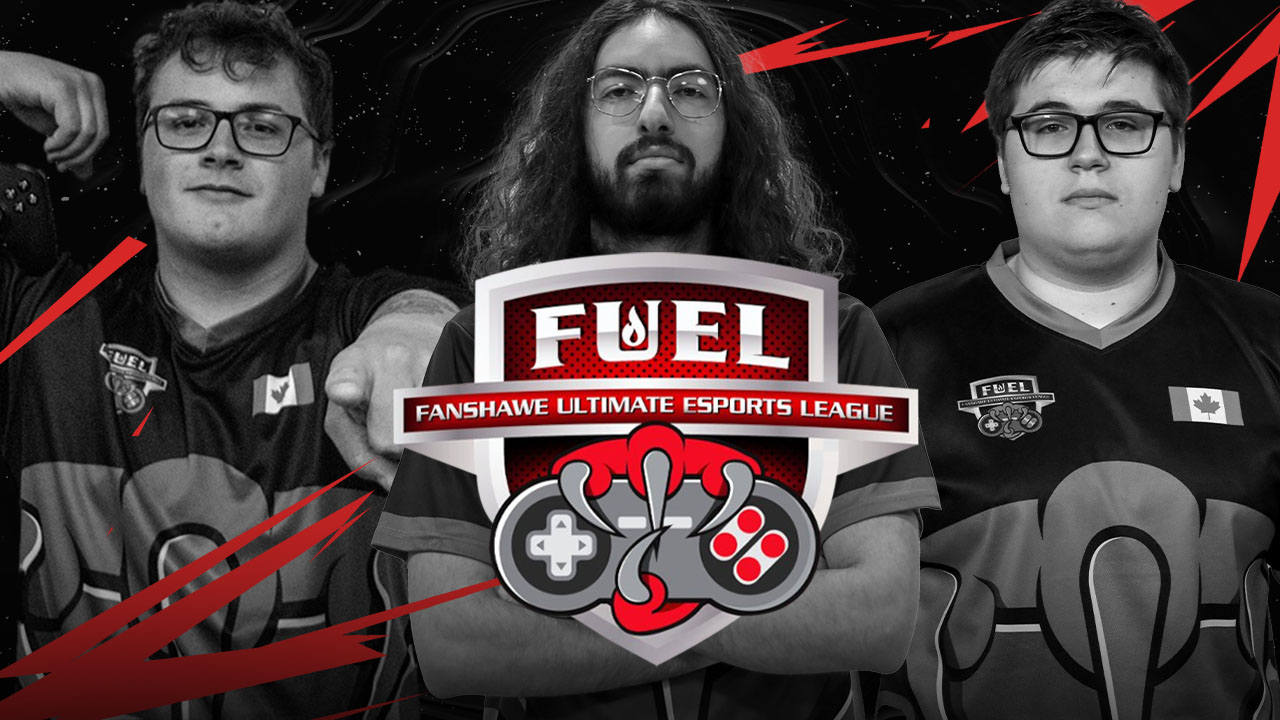A graphic that features photos of the members of the Call of Duty team behind the Fuel logo.