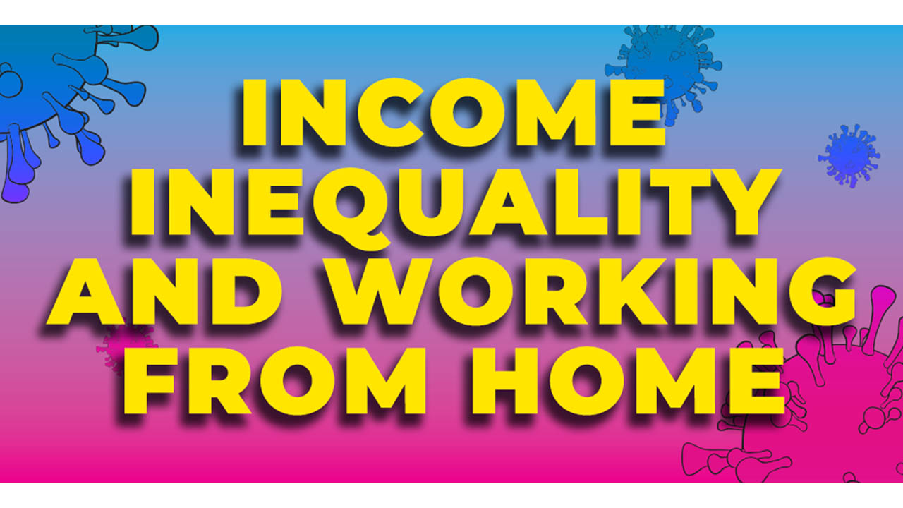 Header image for the article Income inequality and working from home