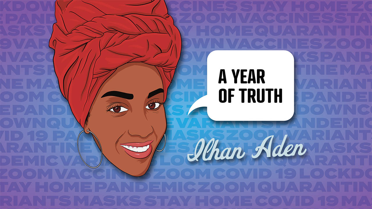 Header image for the article Ilhan Aden - A year of truth