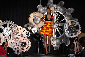 Fashion students upcycle trash into wearable art photos