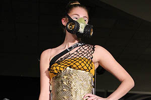 Fashion students upcycle trash into wearable art photos