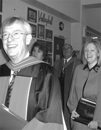 FSU President Melissa Smart and Fanshawe President Howard Rundle both spoke at last year's graduation ceremony