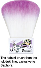 The kabuki brush from the tokidoki line, exclusive to Sephora.