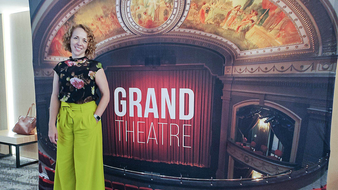 A photo of Rachel Peake at the Grand Theatre