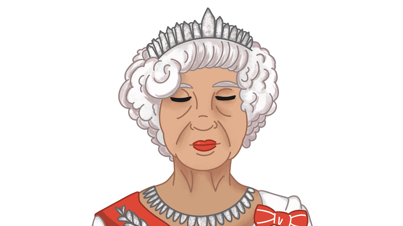 Illustration of Queen Elizabeth