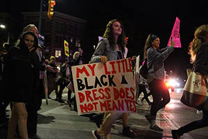 Take Back the Night protests gender-based violence, racism photos