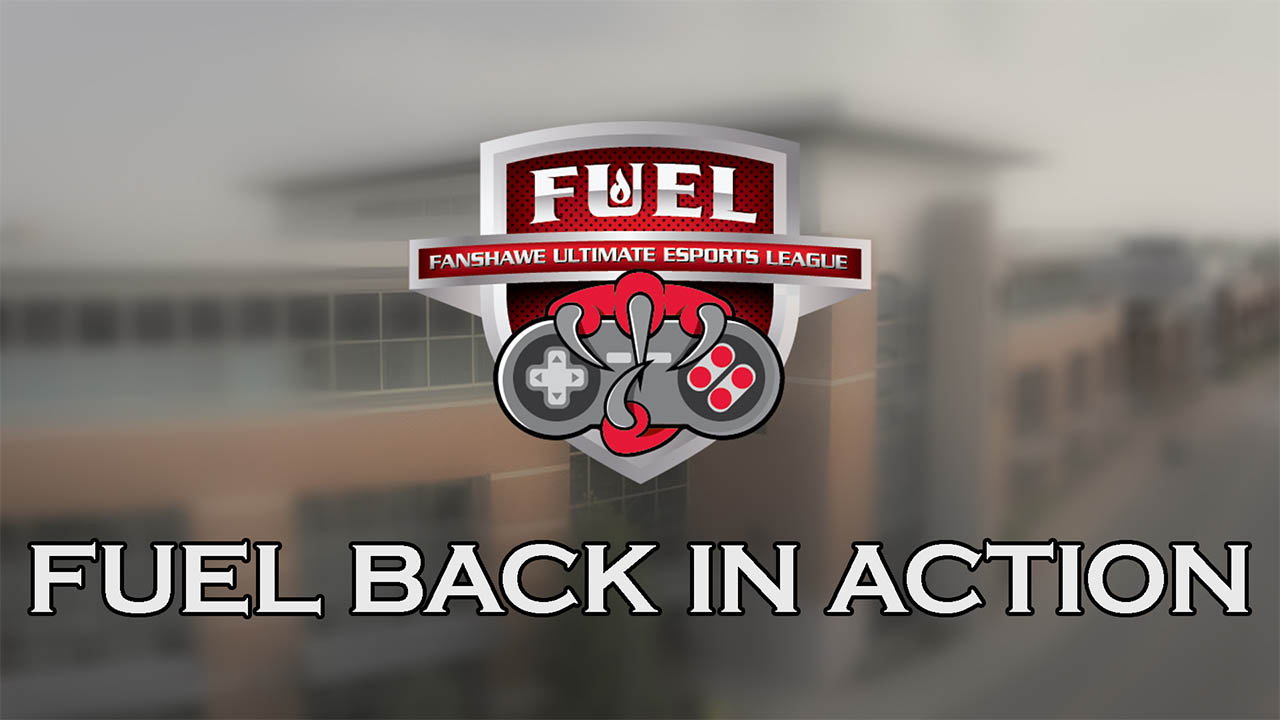 A graphic of the Fuel logo and the words: Fuel back in action.