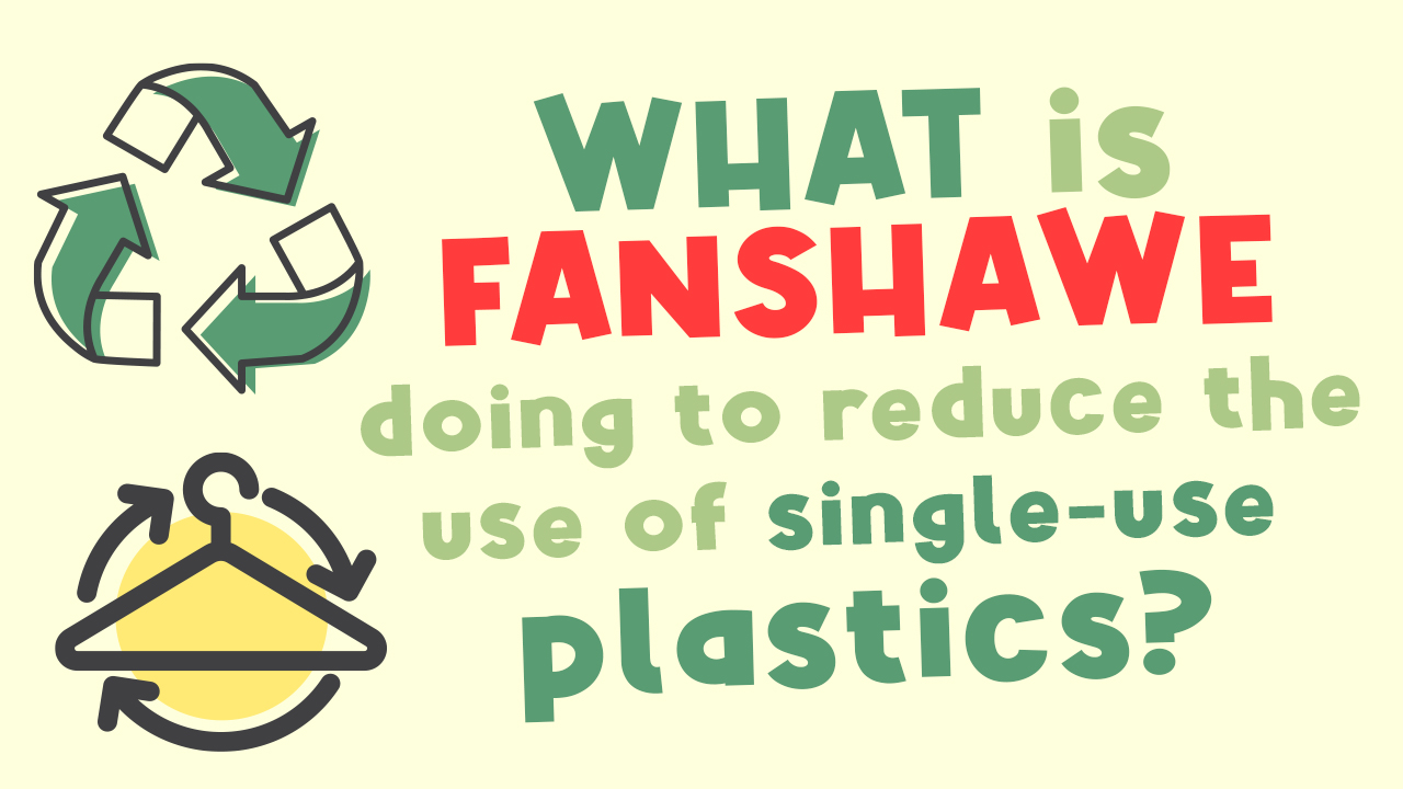 What is Fanshawe doing to reduce the use of single-use plastics?