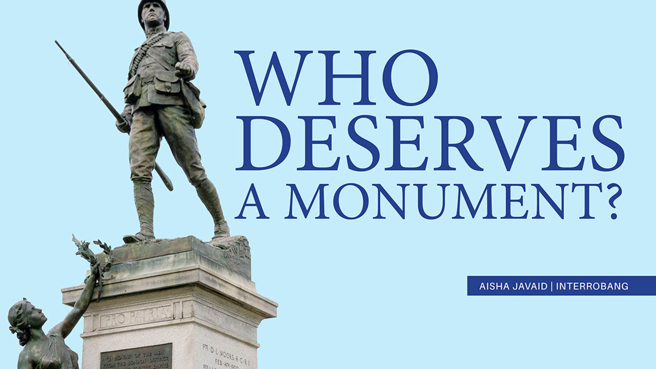 Header image for the article Who Deserves a Monument?