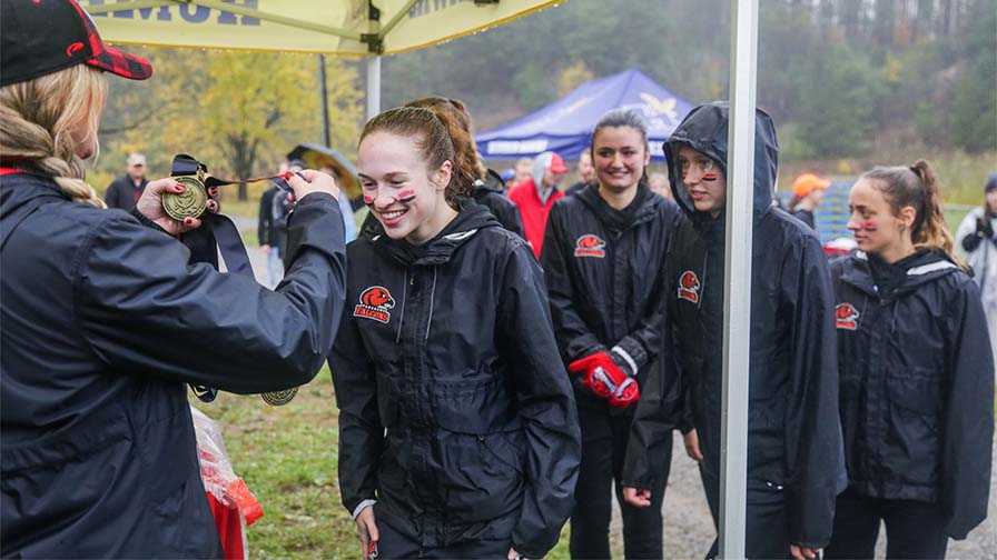 Header image for the article Fanshawe cross-country is golden at provincials