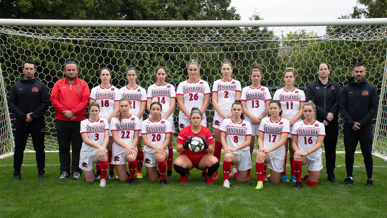 Header image for the article Falcons women's soccer team comes just short of bronze at CCAAs