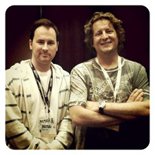 Bobby Foley and Alan Cross