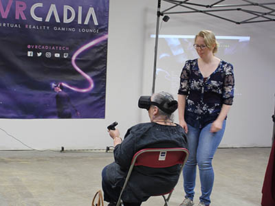 VRcadia hosts virtual reality event for seniors photos