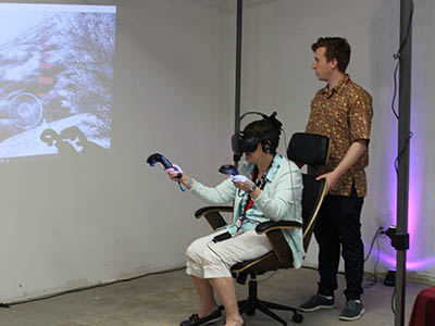 VRcadia hosts virtual reality event for seniors photos